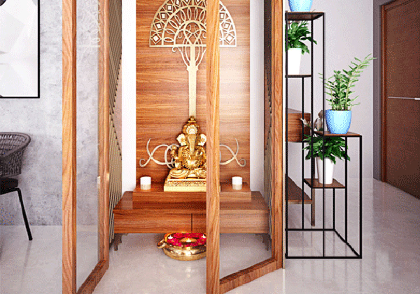 pooja design styles