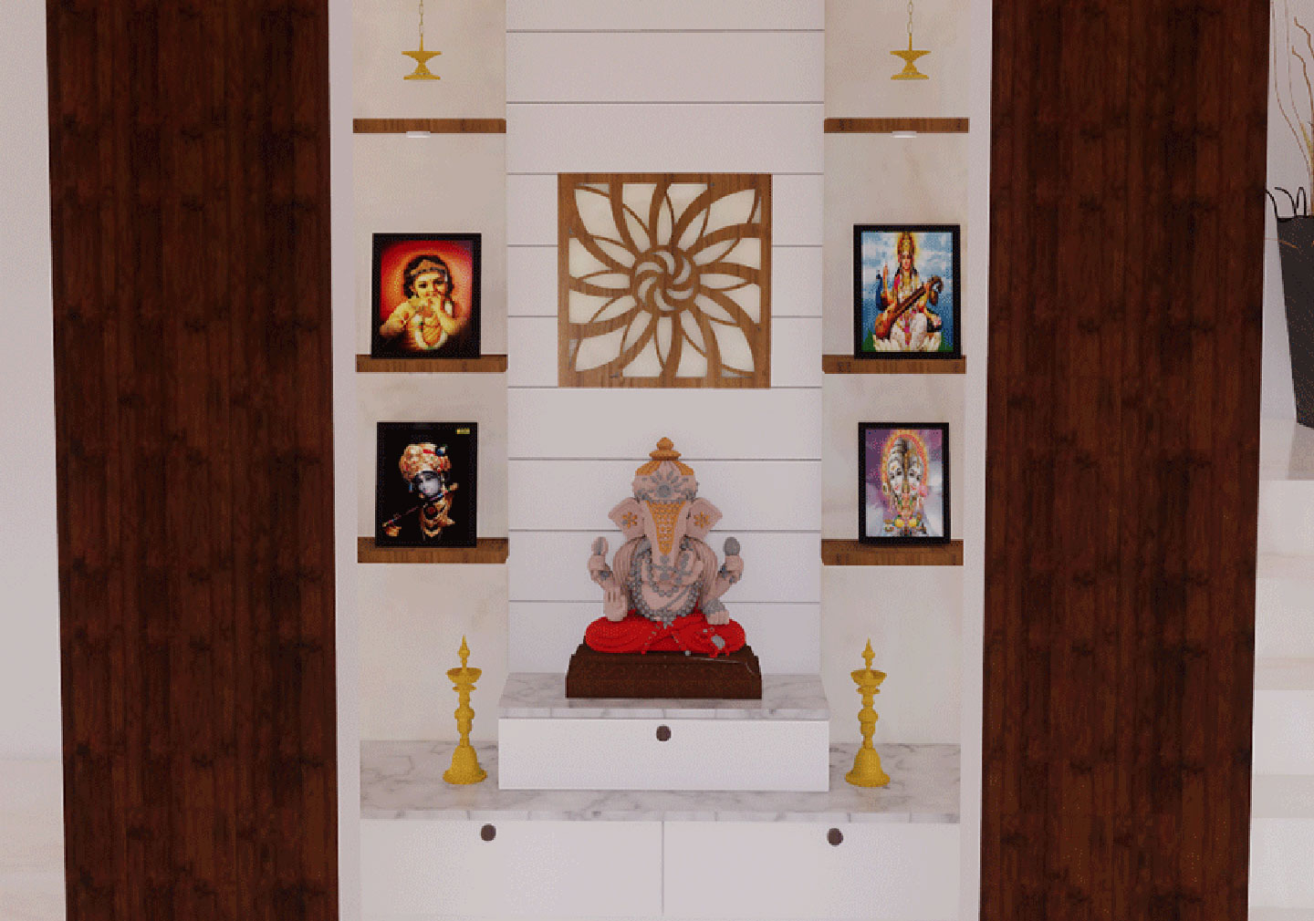 pooja design style