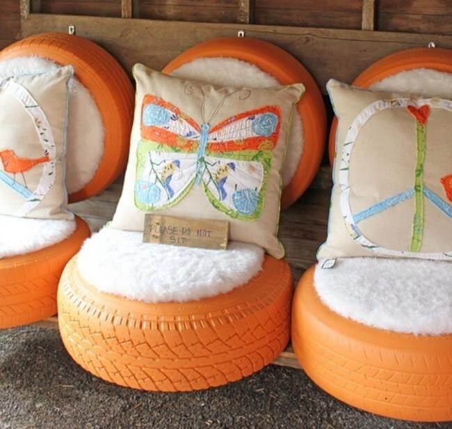 Tire decoration ideas