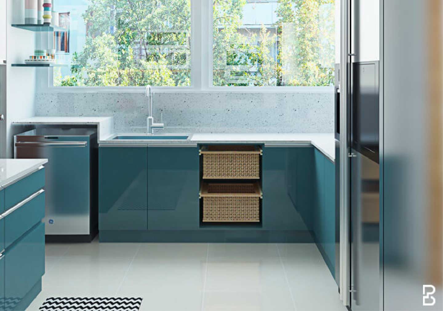 Kitchen design trend 2023-Unconventional sink designs