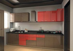 Indian Style Small Modular Kitchen Design