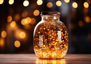 Fairy Lights in Jars and Bottles
