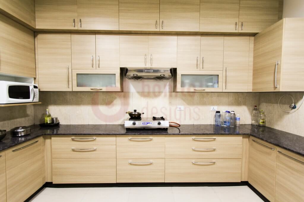 Front View of Modular Kitchen
