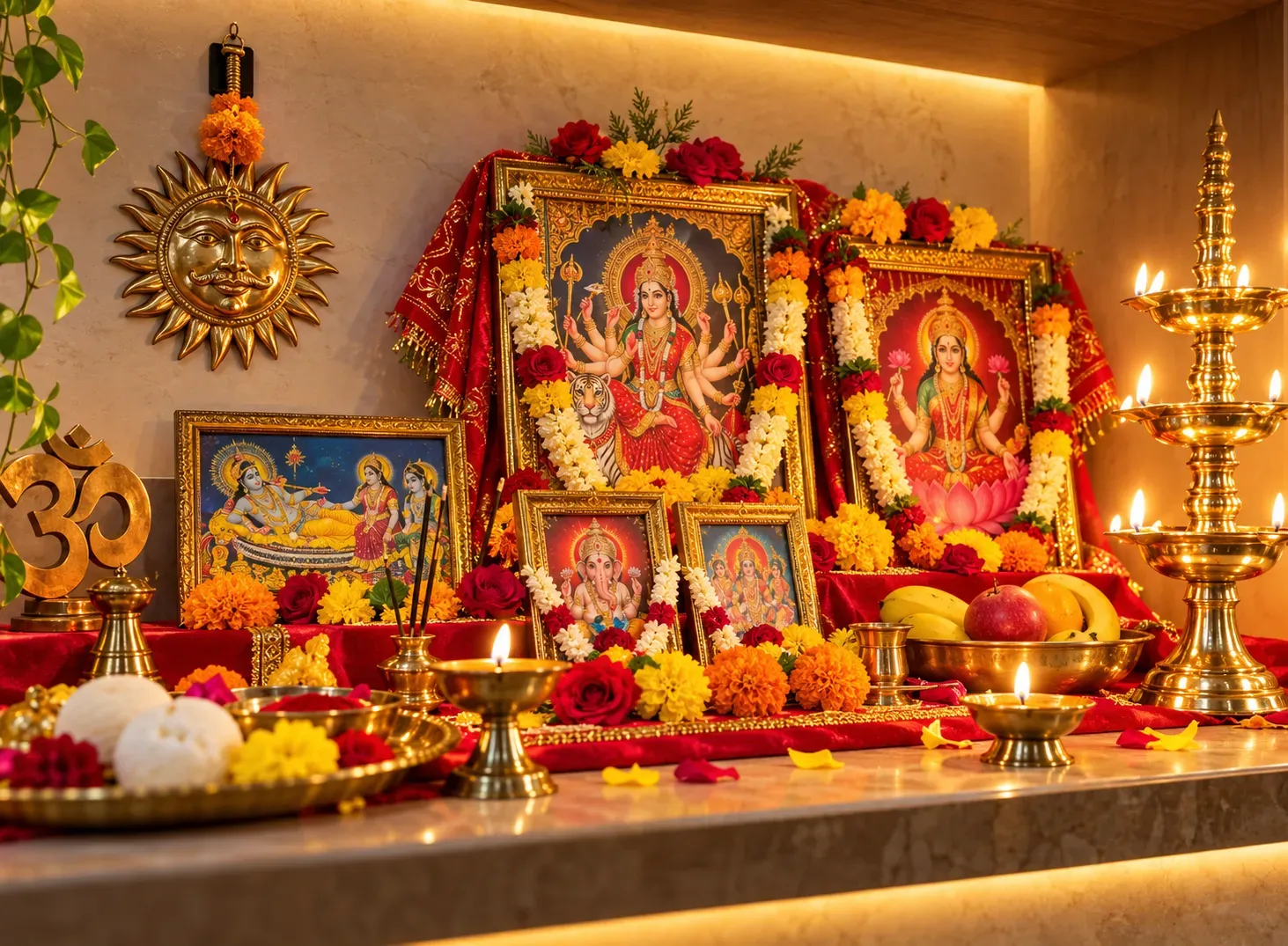 Space-Saving Small Pooja Room Designs in Apartments